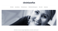 Desktop Screenshot of christianefux.de
