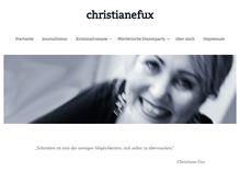 Tablet Screenshot of christianefux.de